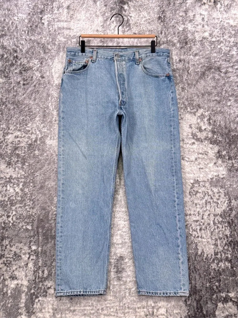 Vintage Levis Jeans 34 x 29 Mens 501 Button Fly Made in Mexico Denim